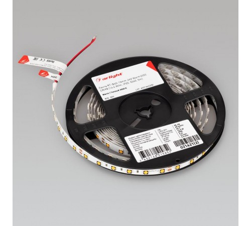 Лента светодиодная RT-B60-10mm 24V Warm3000 CRI98 (14.4 W/m, IP20, 5060, 5m) (arlight, Открытый)  021421(2)  Arlight