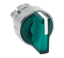 Механизм исполнительный переключателя ХB4 зеленый на 2 положения возвратный без фиксации, с подсветкой с короткой ручк IP65  XB4BD2L-G-65  EKF