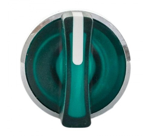 Механизм исполнительный переключателя ХB4 зеленый на 2 положения возвратный без фиксации, с подсветкой с короткой ручк IP65  XB4BD2L-G-65  EKF