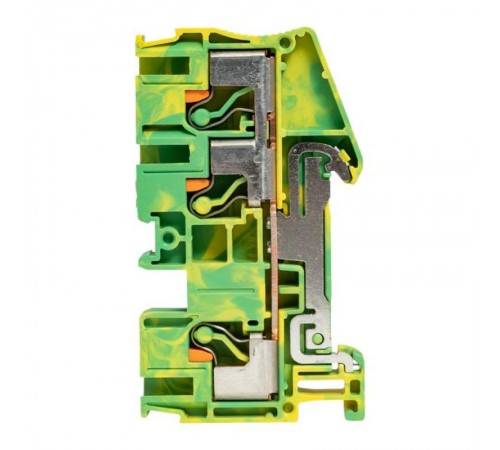 Клеммная колодка пружинная 6 Push-in 3 вывода земля PIT-6-3-pe  EKF