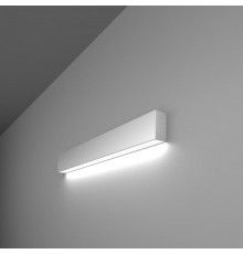 Светильник светодиодный накладной линейный односторонний53см 10W 6500К матовое серебро (100-100-30-53)  a040131  Elektrostandard