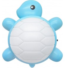 Ночник светодиодный NLA 04-TB ЧЕРЕПАШКА синяя с выключателем 230В  4690612029016  IN HOME