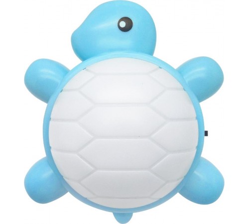 Ночник светодиодный NLA 04-TB ЧЕРЕПАШКА синяя с выключателем 230В  4690612029016  IN HOME