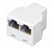 Компьютерный двойник RJ-45(8P-8C) (гнездо - 2 гнезда)  03-0103  REXANT