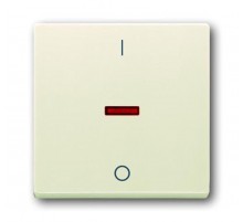 Клавиша для механизма 1-клавишного выкл./перекл./кнопки, "I/O", серия solo/future, цвет savanne/слоновая кость  1751-0-2742   2CKA001751A2742  ABB