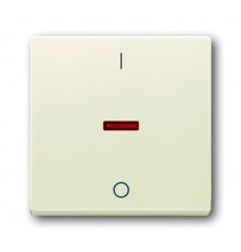 Клавиша для механизма 1-клавишного выкл./перекл./кнопки, "I/O", серия solo/future, цвет savanne/слоновая кость  1751-0-2742   2CKA001751A2742  ABB