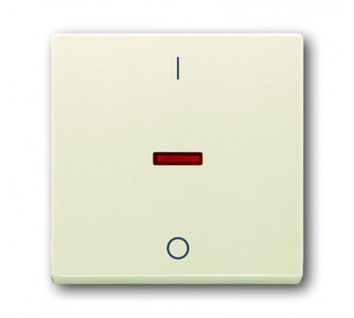 Клавиша для механизма 1-клавишного выкл./перекл./кнопки, "I/O", серия solo/future, цвет savanne/слоновая кость  1751-0-2742   2CKA001751A2742  ABB