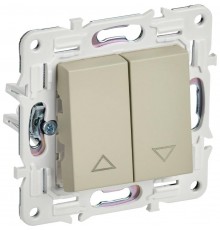 SKANDY Выключатель жалюзи 10А SK-V12B бежевый  SK-V15-0-10-K10  IEK