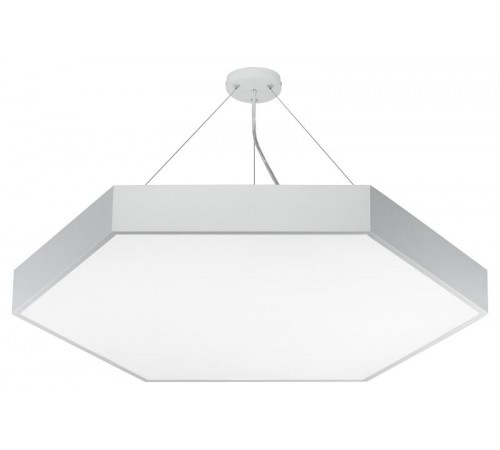 Светильник светодиодный Geometria Hexagon SPO-121-W-40K-038 38Вт 4000K 4000Лм IP40 600*600*80 белый подвесной ЛТ  Б0058876  ЭРА