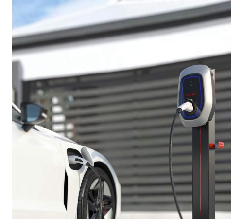 Зарядная станция переменного тока (AC) - EOS Charge 7,4kW T2C 5m - RFID - WiFi - LAN - Power Meter  EC7CMETS  DKC