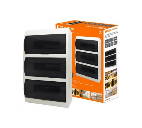 Бокс пластиковый навесной ЩРН-П-45 модулей  IP41   SQ0901-0011  TDM