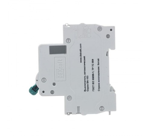 Выключатель автоматический трехполюсный ВА-103 3Р 16А характеристика C 6кА  12305DEK  DEKraft