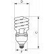 Лампа энергосберегающая КЛЛ  Tornado High Lumen 45W WW E27  929676005701  PHILIPS