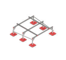 Опорная конструкция для установки оборудования TECHNORAPTOR FOOT 1800х1800 HD  KM-TR-F-SSEI-1800-1800 HD  КМ - профиль