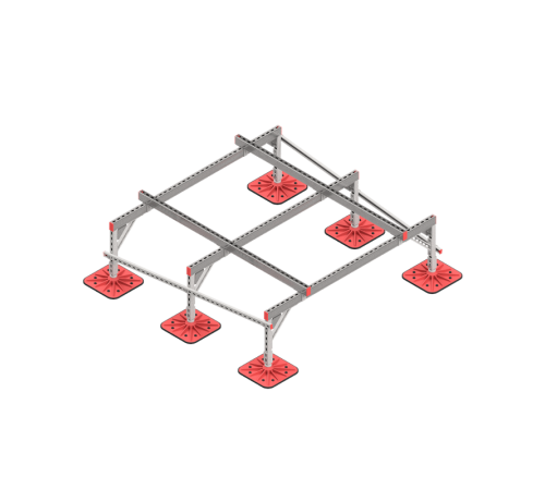 Опорная конструкция для установки оборудования TECHNORAPTOR FOOT 1800х1800  KM-TR-F-SSEI-1800-1800  КМ - профиль