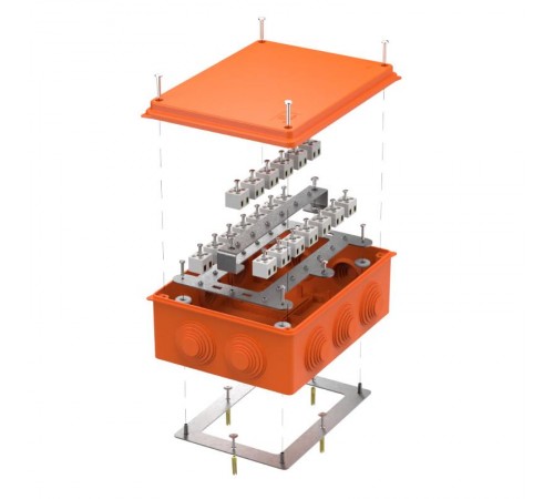 Коробка огнестойкая для о/п 40-0320-FR2.5-40 Е15-Е120 RAL2004 200х150х75 (5 шт/кор)  40-0320-FR2.5-40  Промрукав