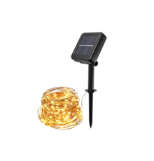 Светильник садовый на солнечной батарее SLR-G03-200Y нить, желт. 200 LED  .5033344  ФАZА