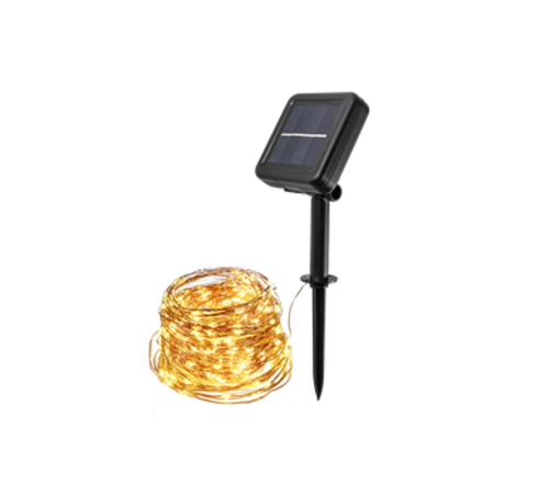 Светильник садовый на солнечной батарее SLR-G03-200Y нить, желт. 200 LED  .5033344  ФАZА