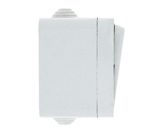 Прага Выключатель 2-клавишный 10А IP44 белый EKF  EKV10-023-10-44  EKF