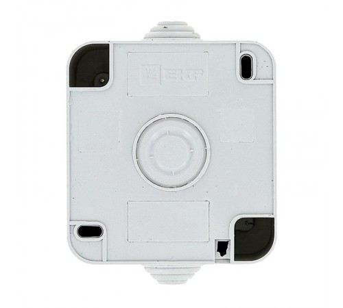 Прага Выключатель 2-клавишный 10А IP44 белый EKF  EKV10-023-10-44  EKF