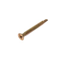 Саморез оконный сверло, 3.9х35, желтый цинк, пакет (20шт.)  1505-3935-4  Kranz