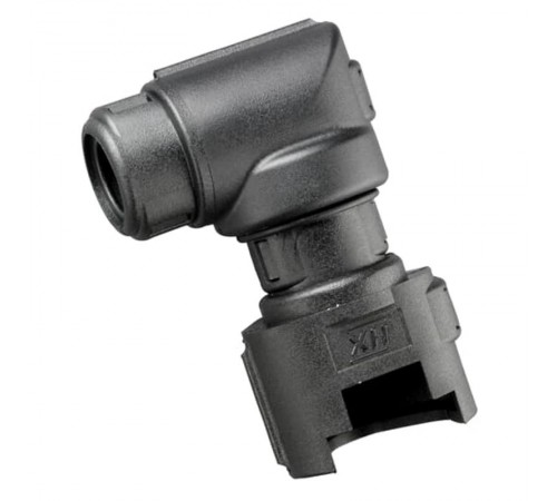 Разъем Deutsch CI, нейлон 6, черный, d8мм, угол 90, 2 вывода, CI08-90-DT2  7TCA298010R0170  ABB