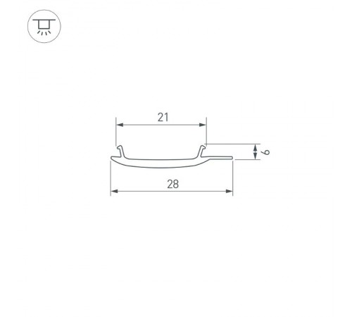 Экран STRETCH-S-20-WALL-SIDE-10m (RESPECT-ST) (Arlight, -)  040819  Arlight