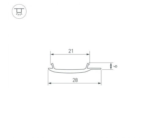 Экран STRETCH-S-20-WALL-SIDE-10m (RESPECT-ST) (Arlight, -)  040819  Arlight