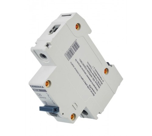 Выключатель автоматический однополюсный ВА47-29 20А C 4,5кА  MVA25-1-020-C  GENERICA