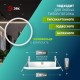 Светильник встраиваемый точечный под лампу GX53 KL71 WH /1 (к) квадр., 220V, 13W, белый  Б0048960  ЭРА