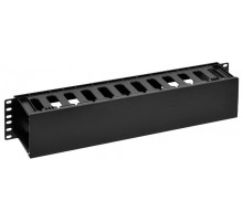 ITK by ZPAS Органайзер пласт. с крышкой 19" 2U 12 сл. черн.  ZP-CO05-2U-12-P-C  ITK