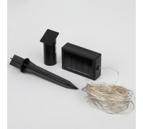 Садовая гирлянда ERASF22-18 Нить на солнечной батарее теплый свет 21,9 м  Б0053369  ЭРА