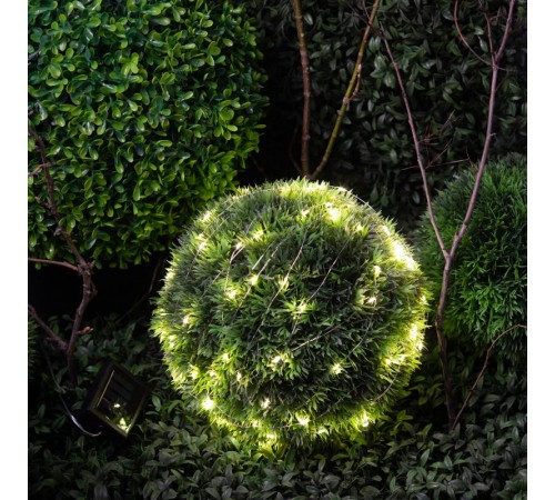 Садовая гирлянда ERASF22-18 Нить на солнечной батарее теплый свет 21,9 м  Б0053369  ЭРА