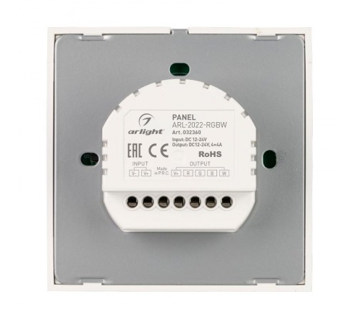 Панель ARL-2022-RGBW (12-24V, 4x4A, Sens) (Arlight, IP20 Пластик, 3 года)  032360  Arlight