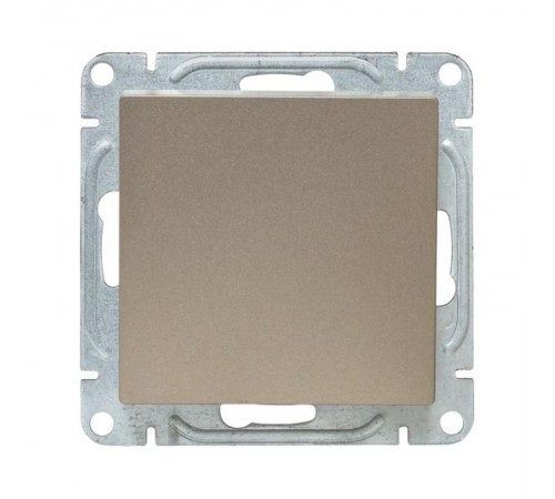 Механизм выключателя, одноклавишный, проходной, шампань Эпика  UP1-SWC-11 EKF