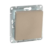 Механизм выключателя, одноклавишный, проходной, шампань Эпика  UP1-SWC-11 EKF