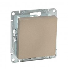 Механизм выключателя, одноклавишный, проходной, шампань Эпика  UP1-SWC-11 EKF