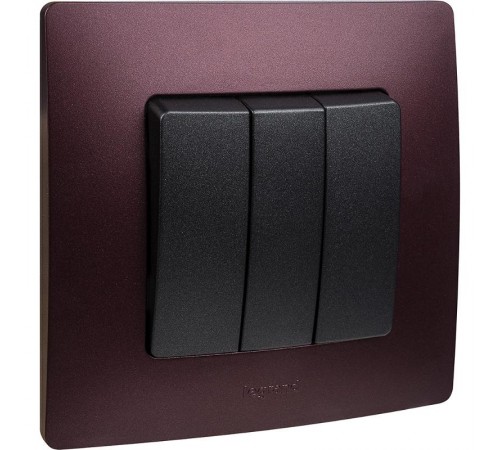 Etika Сливовая Рамка 1-ая  672561  Legrand