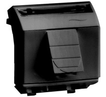 Компьютерная розетка RJ-45. кат.5Е (разъем АМР). черная. 2мод.  77642N  DKC