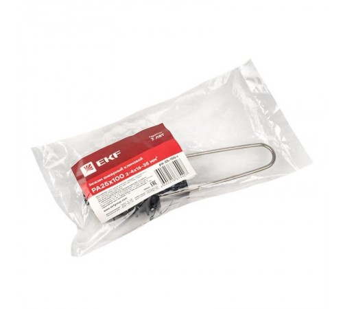 Зажим анкерный клиновой PA25x100 2-4x16-35 мм2 инд. упак. EKF PROxima  pa-25-100-r  EKF