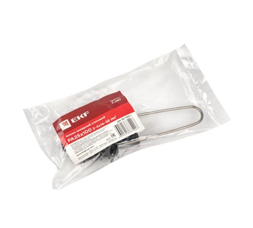 Зажим анкерный клиновой PA25x100 2-4x16-35 мм2 инд. упак. EKF PROxima  pa-25-100-r  EKF