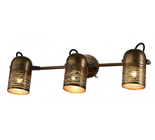 Светильник настенно-потолочный спот Lamia 7062-703 3 х Е27 40 Вт поворотный модерн с выключателем  Б0055004  Rivoli