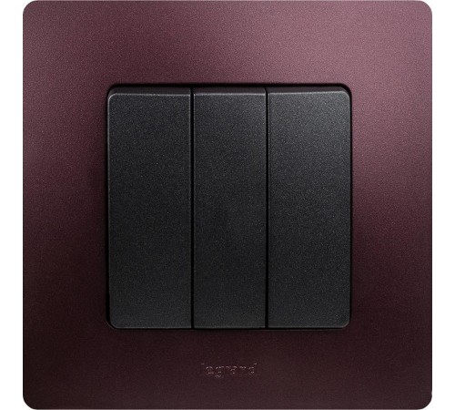 Etika Сливовая Рамка 1-ая  672561  Legrand