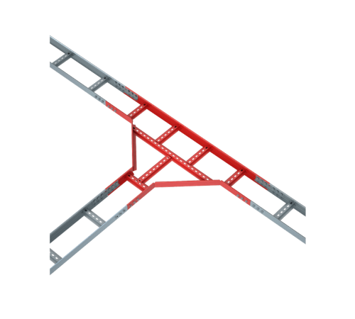 Отвод Т-образный лестничный 100х400 HD  LTD100*400*1.5 HD  КМ-профиль