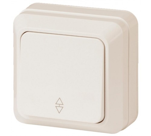 2-103-02 Intro Переключатель, 10А-250В, IP20, ОУ, Quadro, сл.кость  Б0027638  Intro