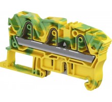 Клемма втычная ZK6-PE-3P - Земля - желто-зеленая - 6 мм?, 3 зажима  1SNK708151R0000  TE