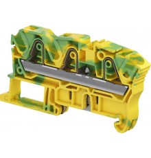 Клемма втычная ZK6-PE-3P - Земля - желто-зеленая - 6 мм?, 3 зажима  1SNK708151R0000  TE