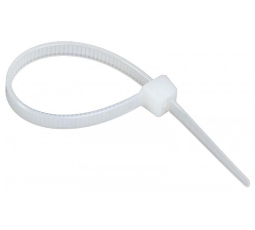 Хомут P6.6 стандартный белый 4,6х120мм  UHH30-D046-120-100-K01  IEK