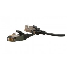 PC-LPT-SFTP-RJ45-RJ45-C6-3M-LSZH-BK Патч-корд S/FTP, экранированный, категория 6 (100% Fluke Component Tested), 28AWG, LSZH, 3 м 445780  Hyperline