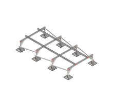 Опорная конструкция для установки оборудования TECHNORAPTOR STEELFOOT 1500х3000 тип 2  KM-TR-STF-SSEI-1500-3000-2  КМ - профиль
